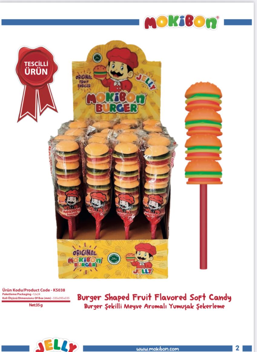 Mokibon Burger 12X24 adet
